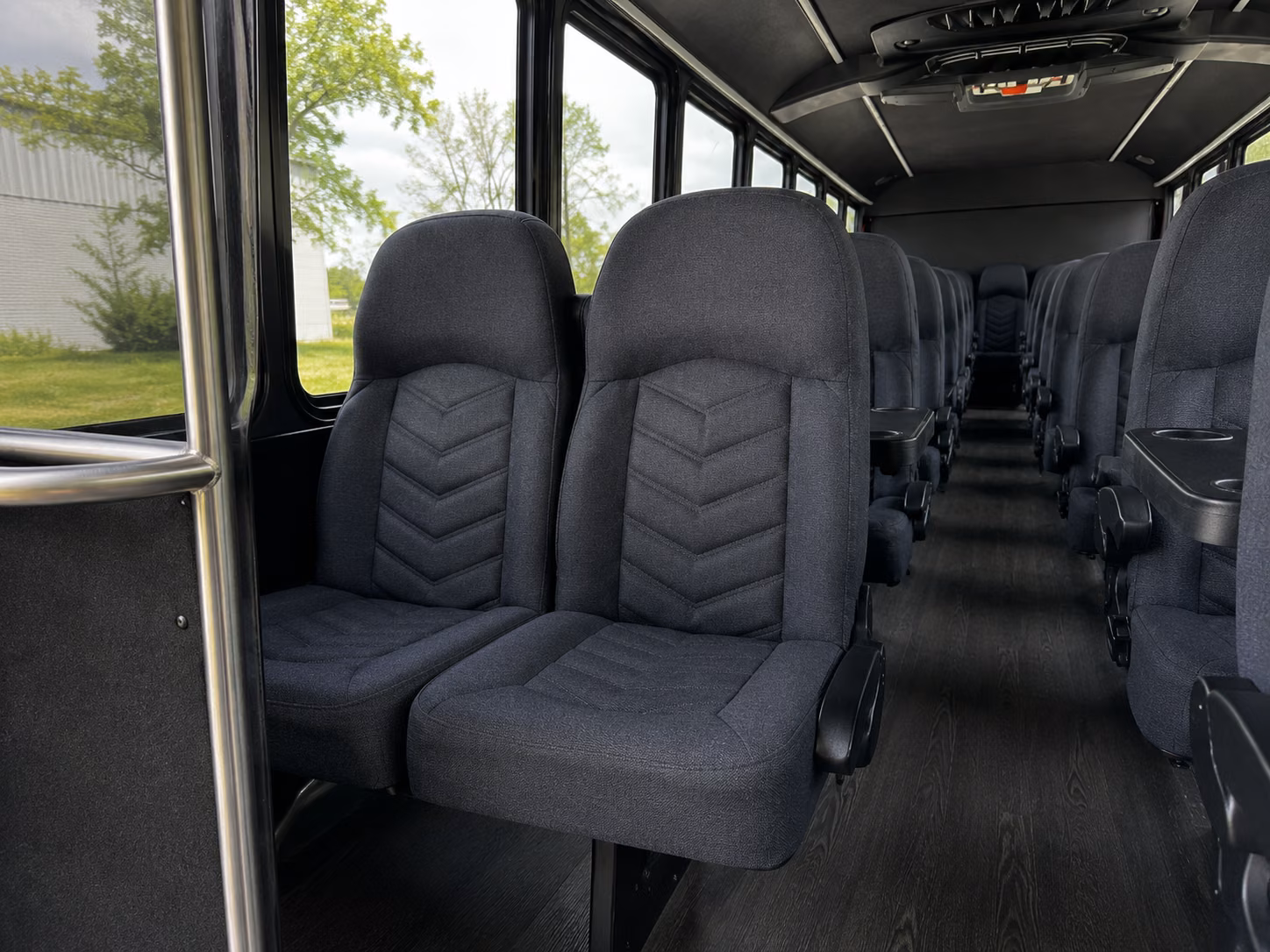 hoover sporting event transportation onboard seating