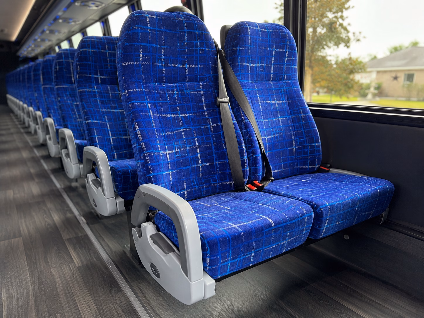 roswell event transportation on a private charter bus