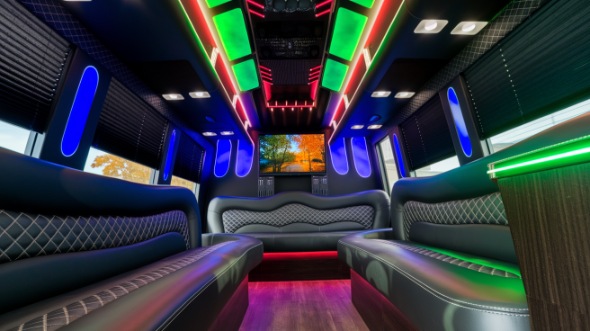 sprinter limo rental interior columbus